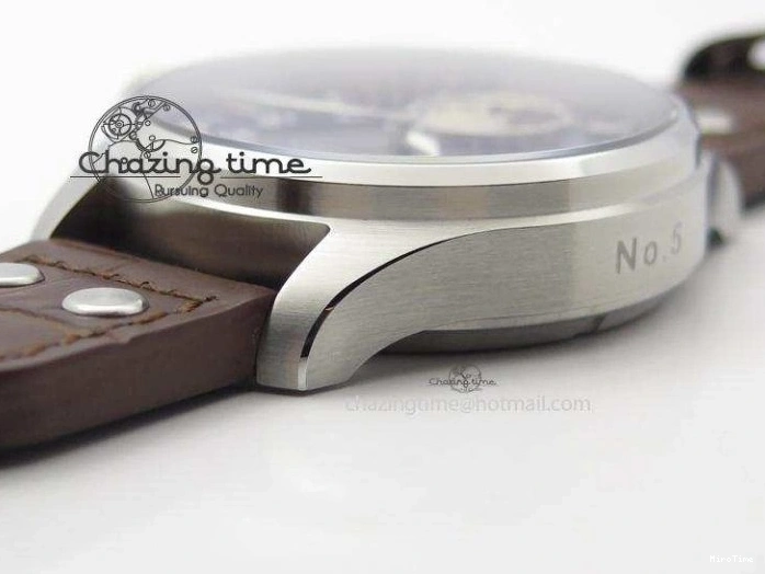 MIROTIME 0811 Reliable Big Pilot “Markus Buhler” IW5003 Turbine V6F Best Edition Blue Dial On Leather Strap A 7324